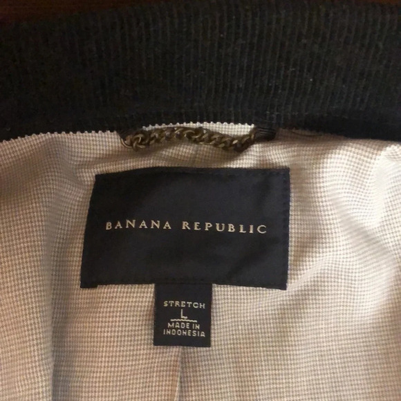 Twilight Bella Swan Banana Republic Belted Pocket Field Jacket Black Large - Picture 7 of 8